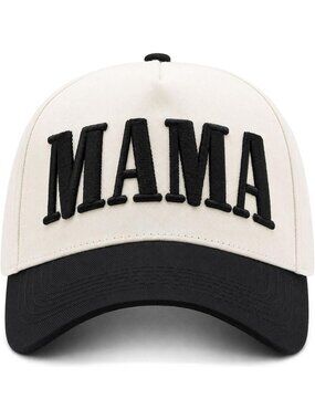 Womens Mama-black/Black Vintage Snapback Trendy Mom Halloween Trucker Hat